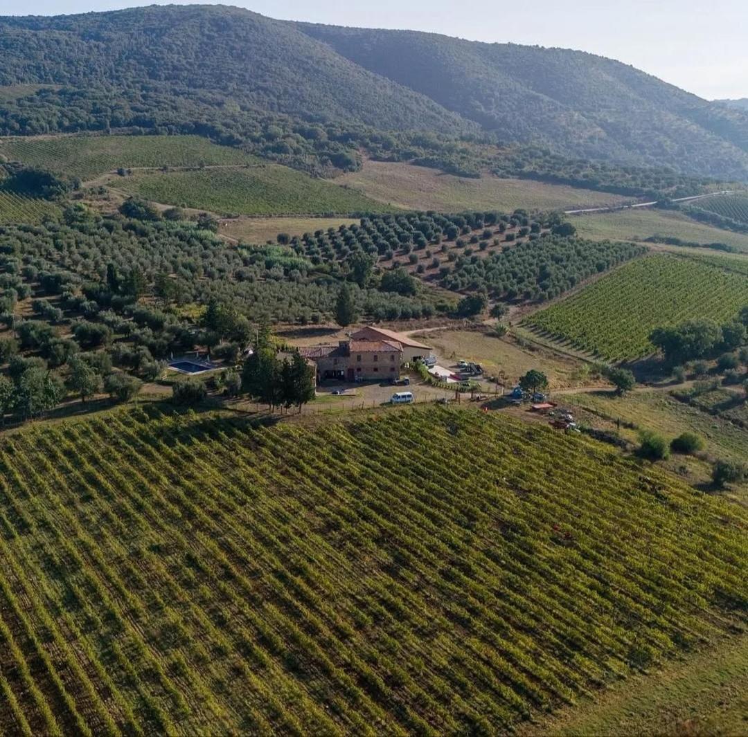 Luce Di Vino Villa Montalcino Exterior foto